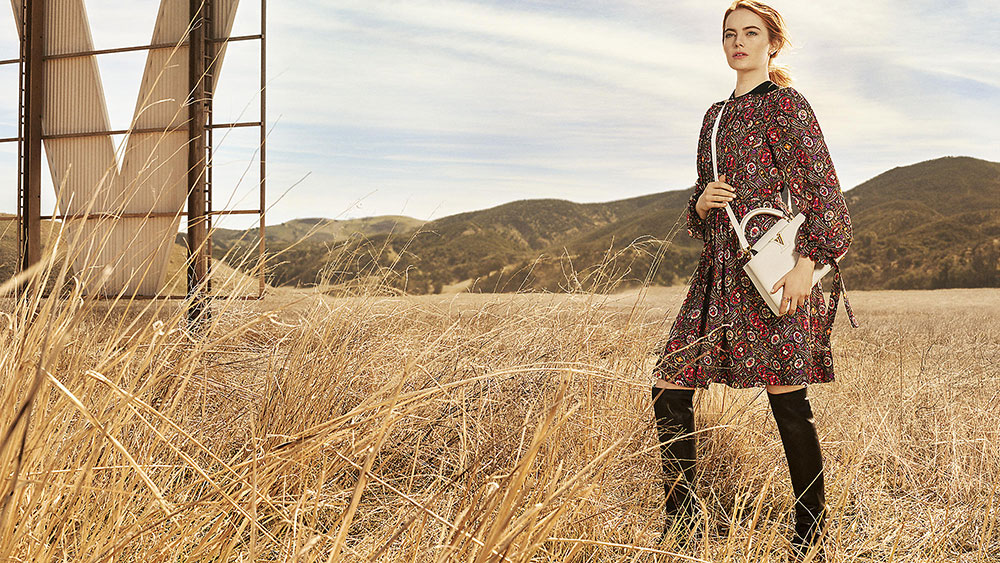 Emma Stone and the Capucines Bag are Louis Vuitton&#39;s New Campaign Stars - PurseBlog