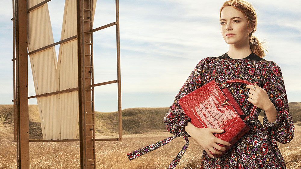 Emma Stone and the Capucines Bag are Louis Vuitton&#39;s New Campaign Stars - PurseBlog