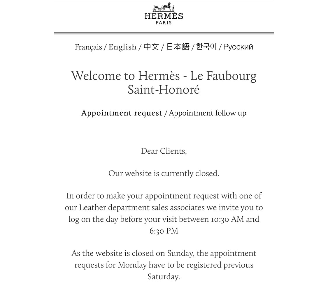 hermes english website