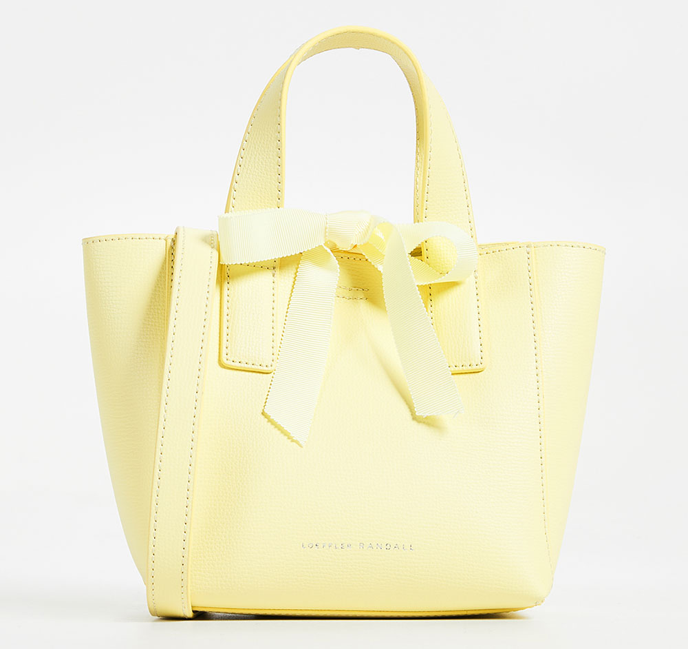 Loeffler randall ribbon deals shopper tote