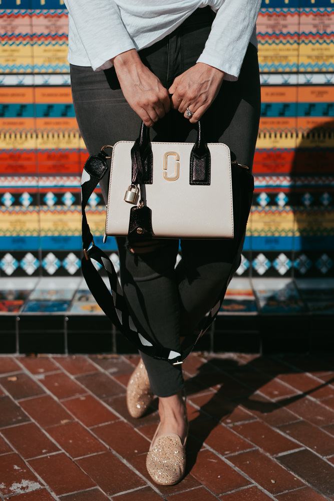 Marc Jacobs Little Big Shot Satchel in Gray