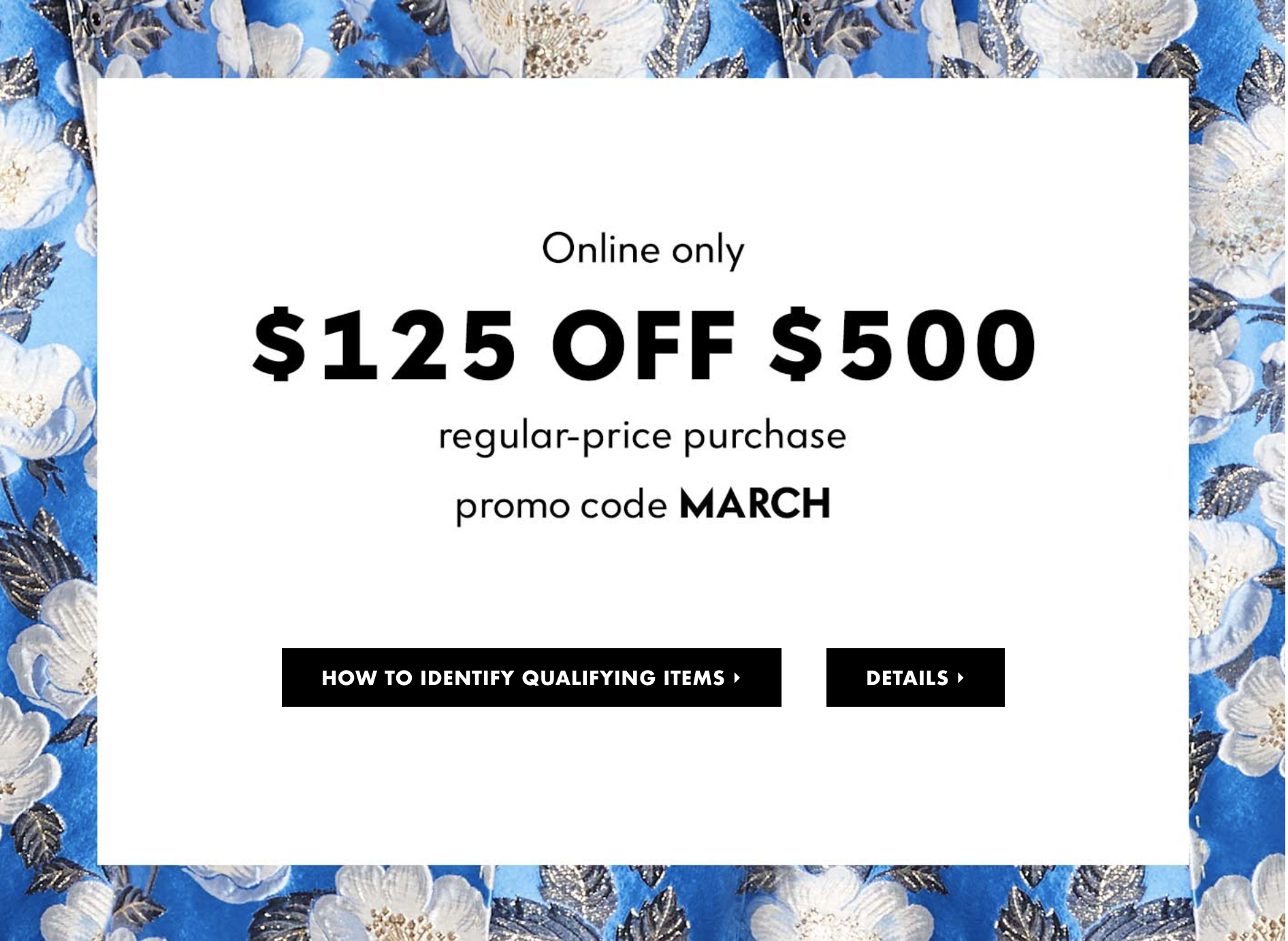 Neiman Marcus $125 off $500 - PurseBlog