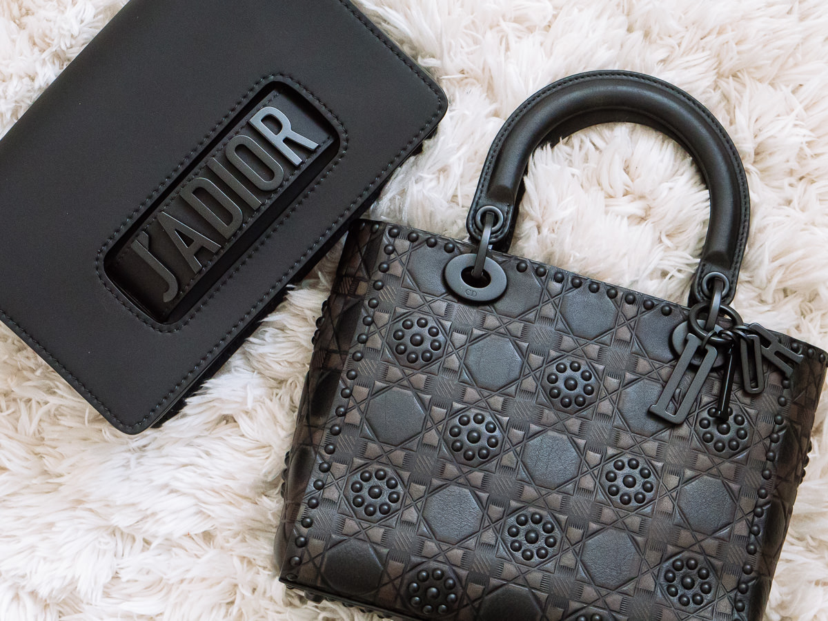 dior matte black bag