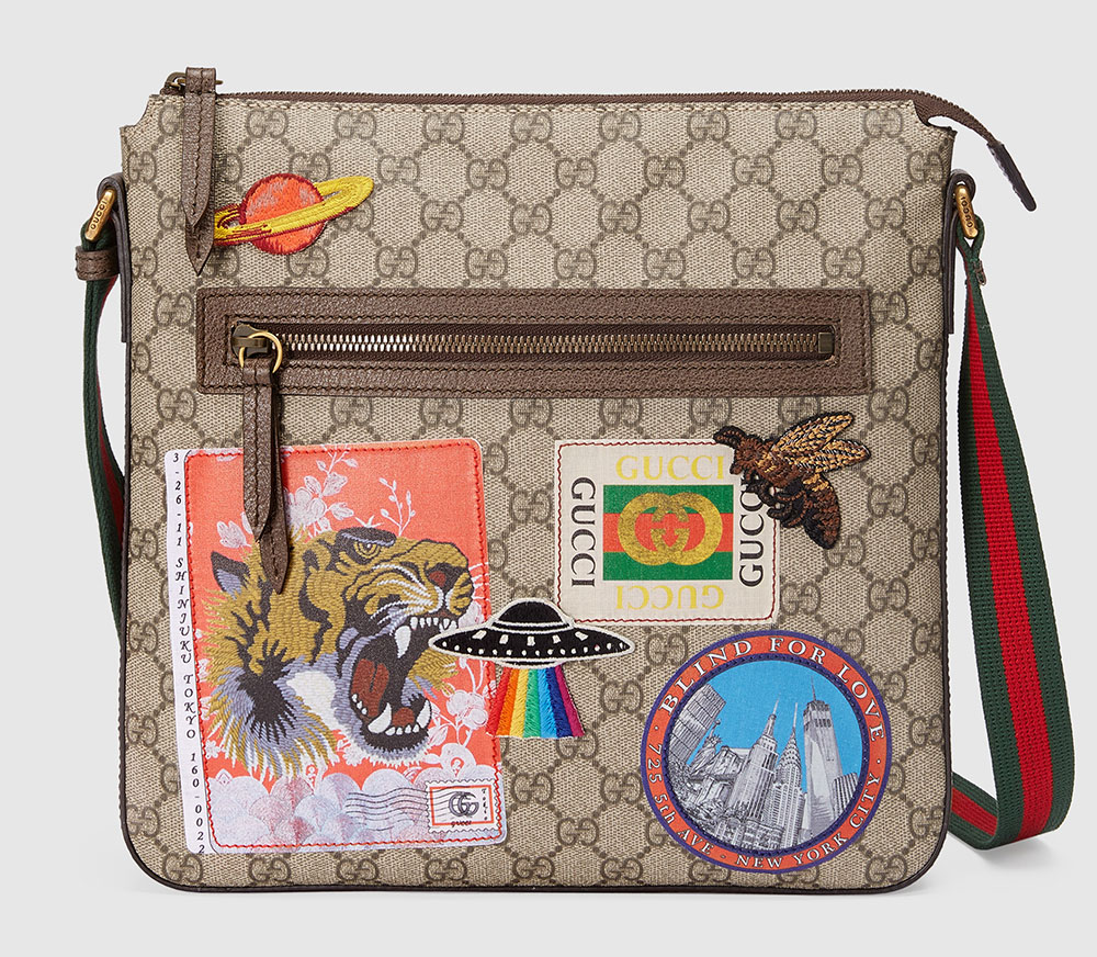 gucci tian gg supreme messenger bag