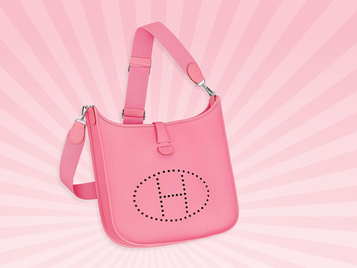 hermes pink bag