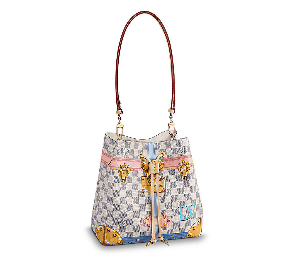 Louis Vuitton Neverfull NM Tote Limited Edition Damier Summer