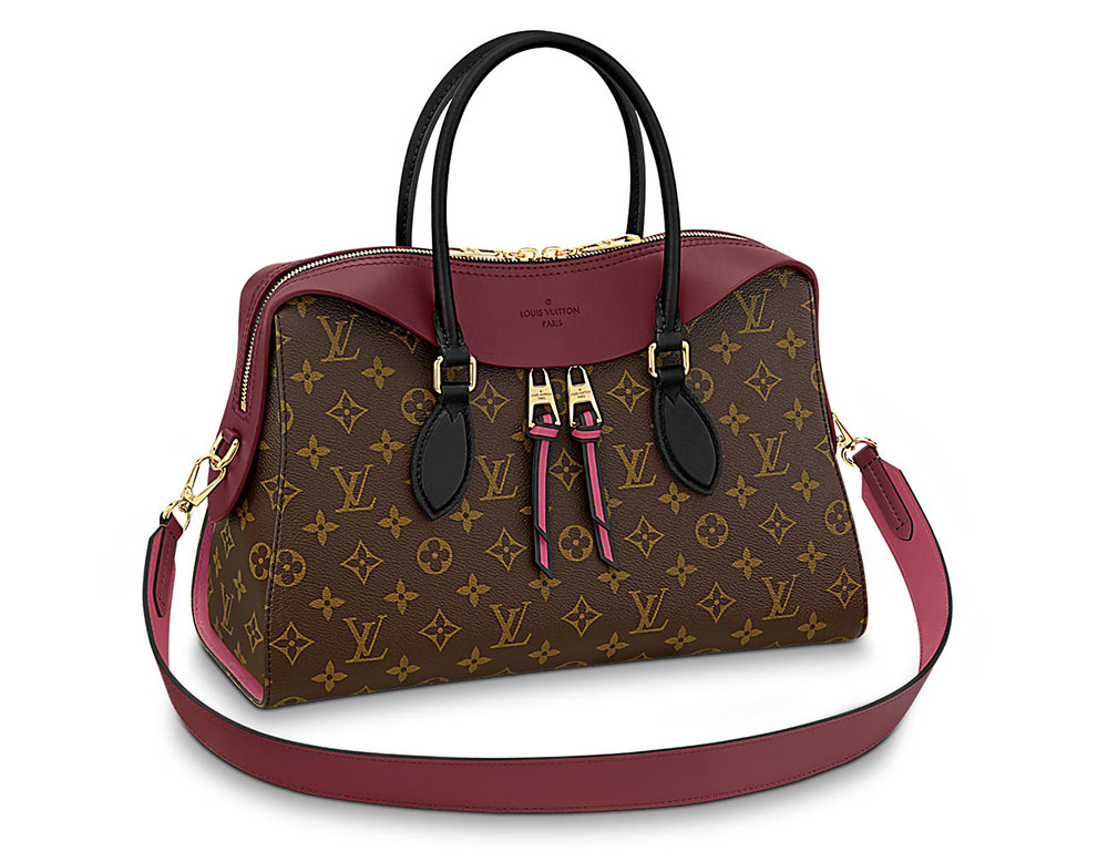 Louis Vuitton - Marine Limited Edition Monogram Block Bag Burgundy