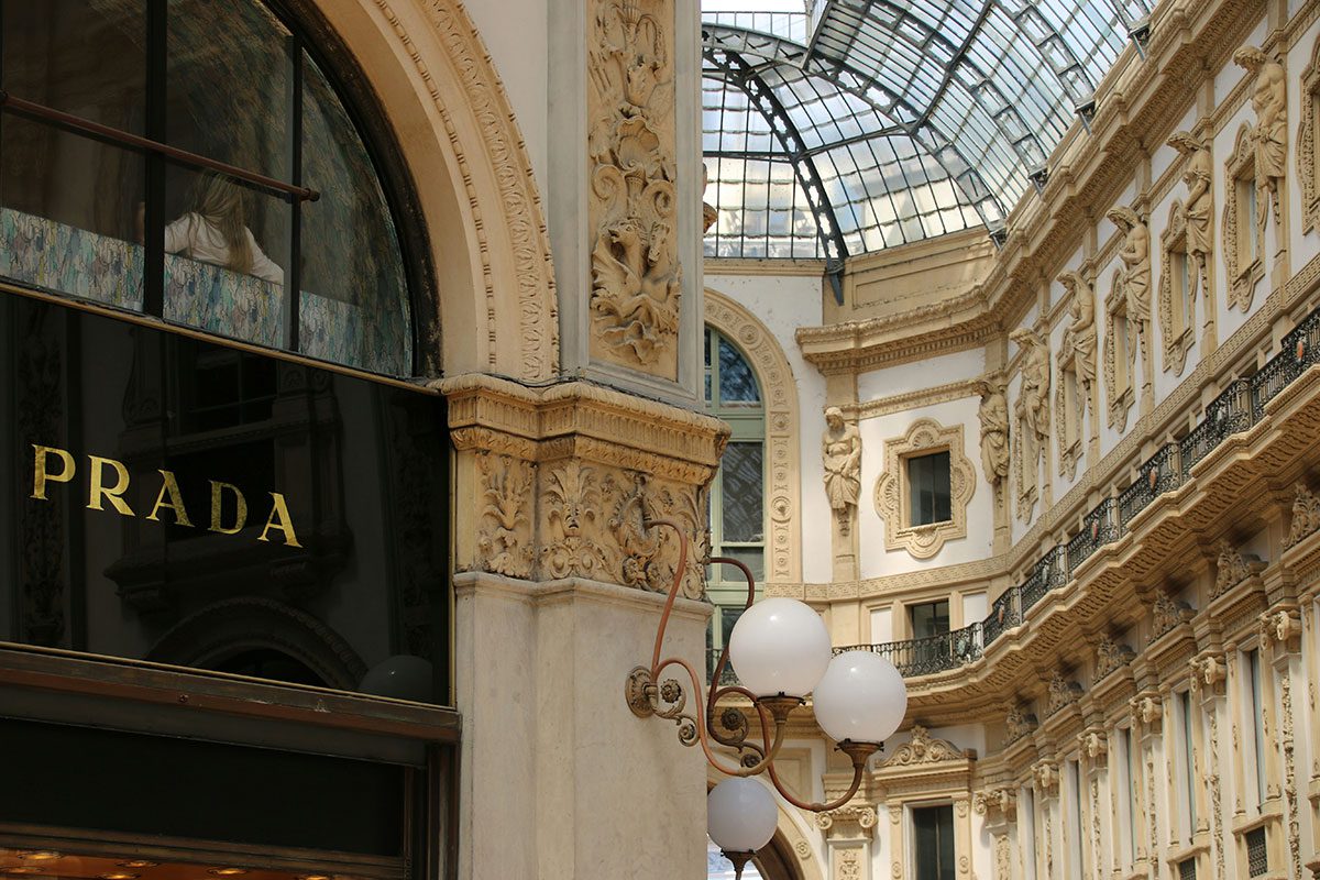 Prada Store Milan Italy