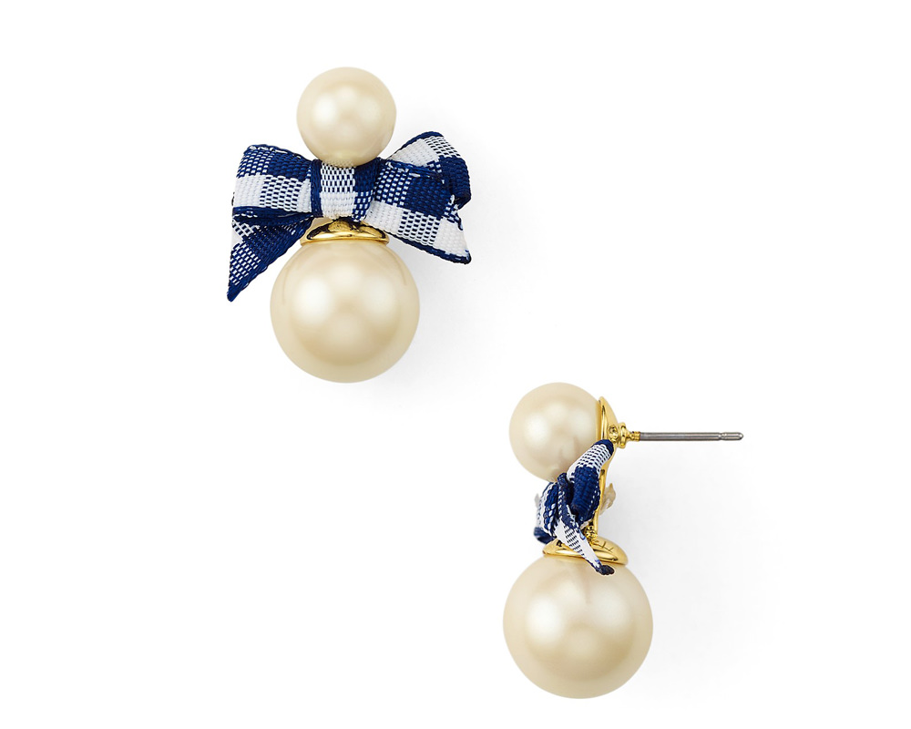 Going For Gingham: 15 Pieces to Rock One of Spring 2018's Biggest Trends 9 earrings