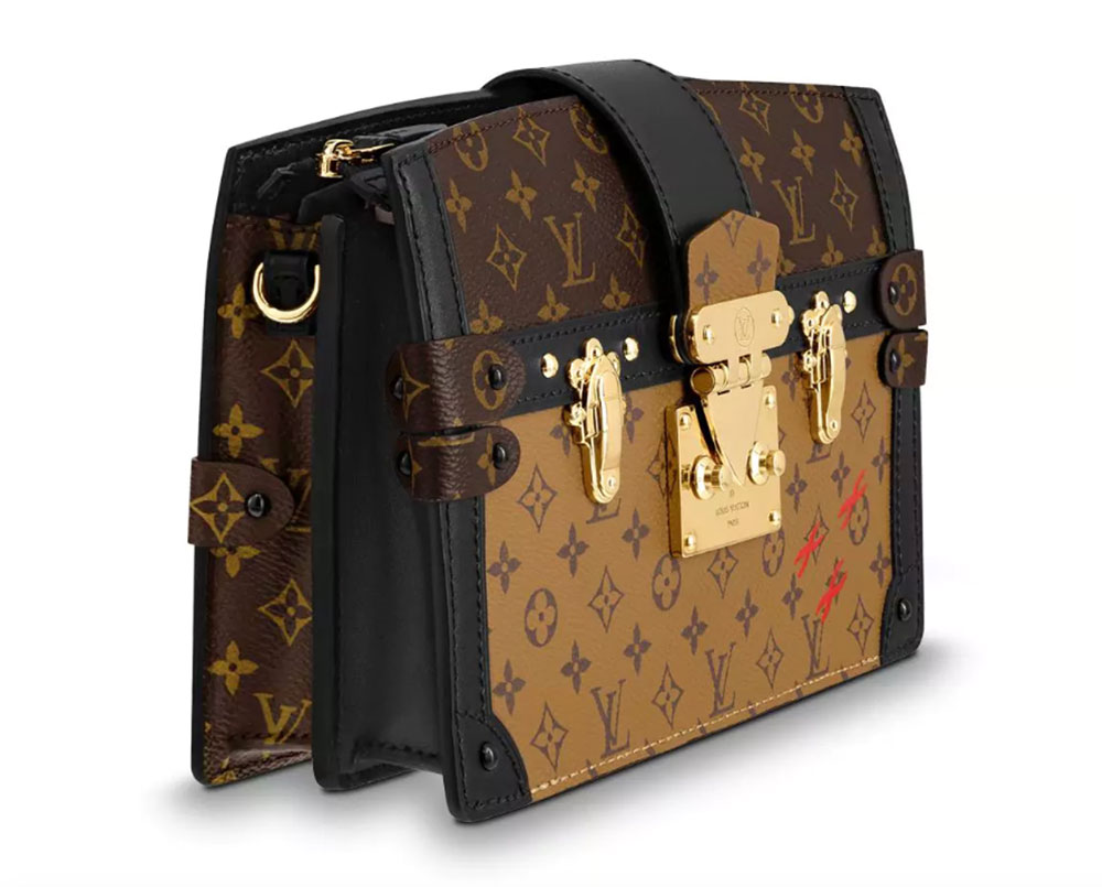 vuitton trunk clutch bag