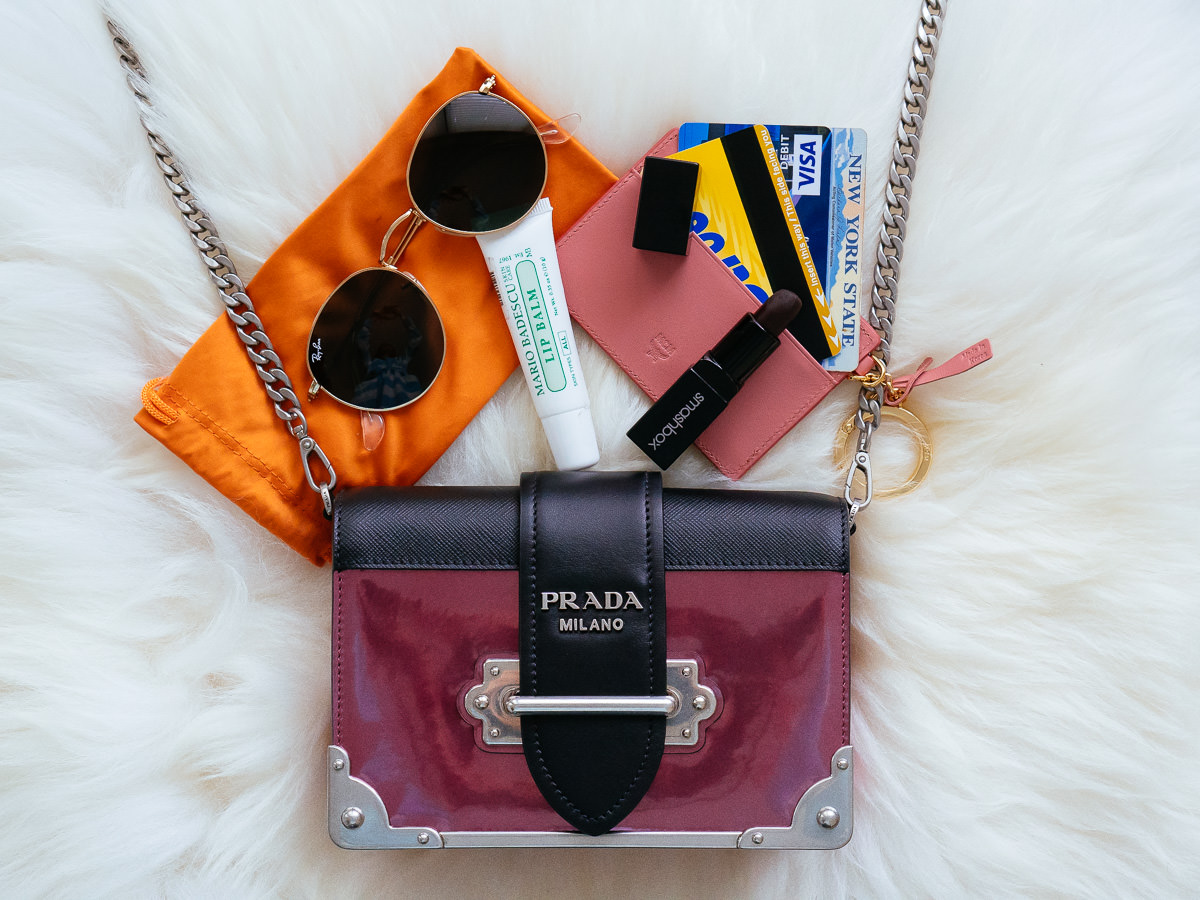 prada cahier bag mini