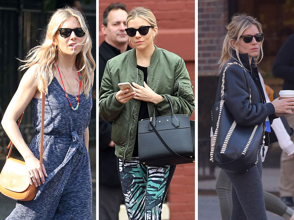 Sienna Miller & Louis Vuitton Monogram Olympe Nimbus Bag_5…