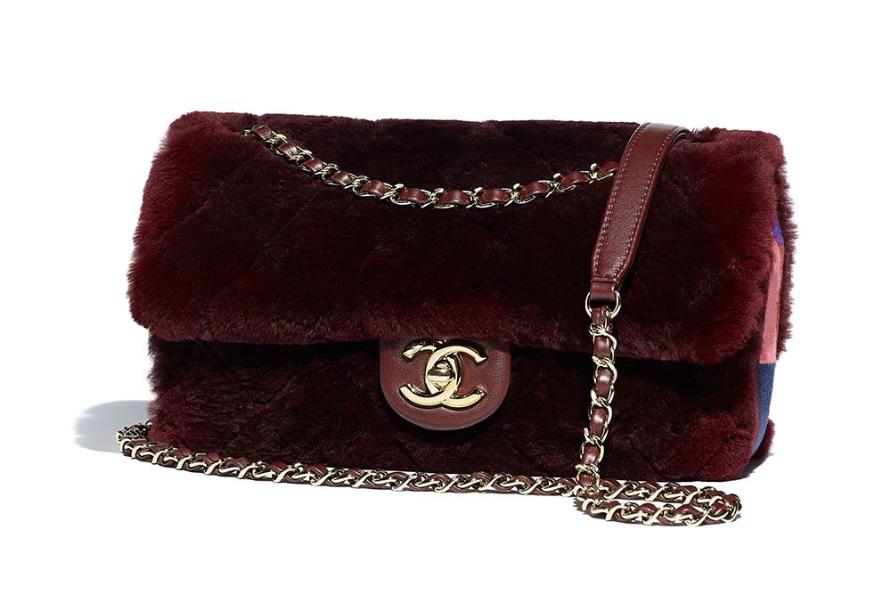 Chanel fur bag 2018 sales