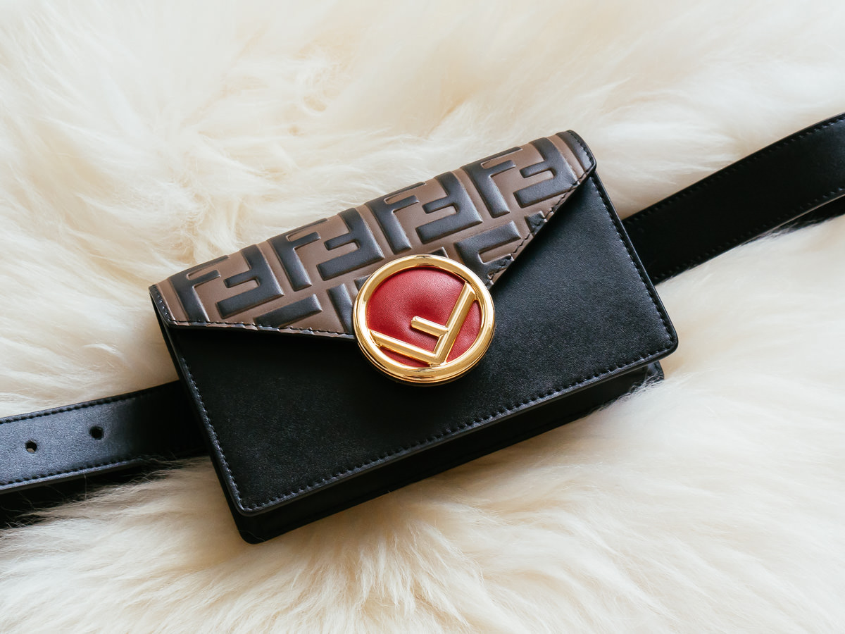 fendi logo belt bag