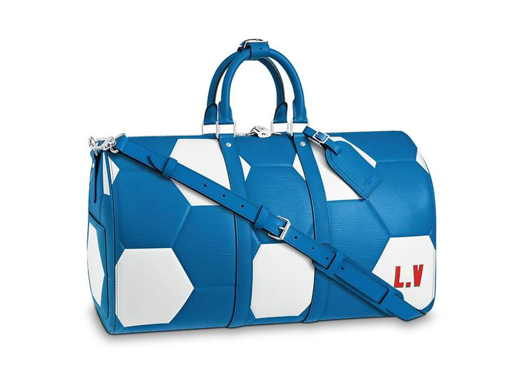 Louis-Vuitton-World-Cup-Keepall-Bag-Blue - PurseBlog