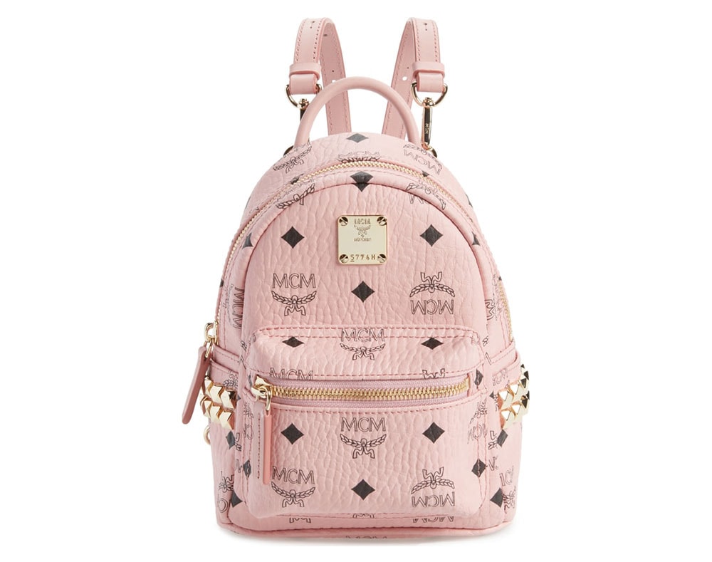 MCM Pink X-Mini Stark Backpack at FORZIERI