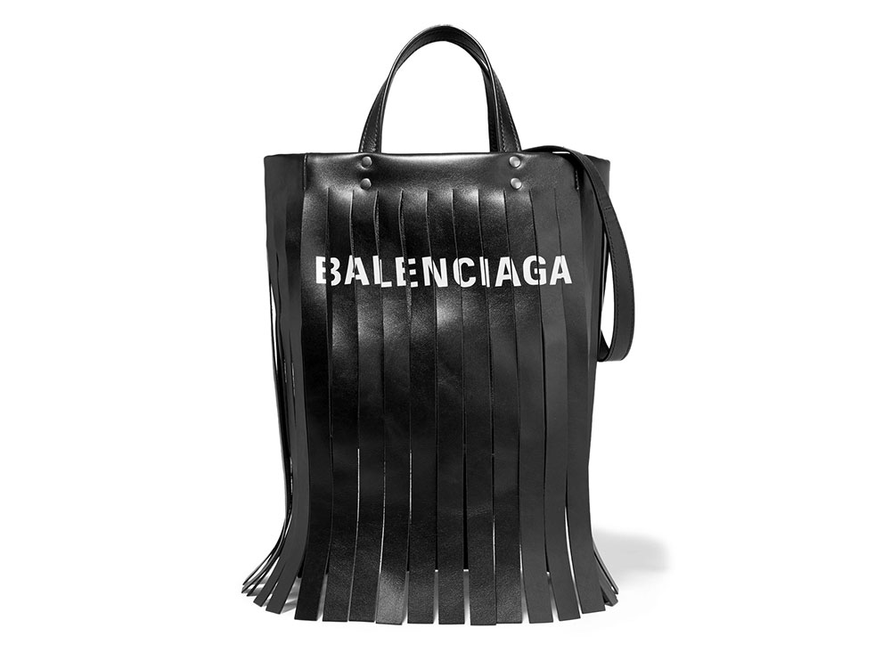 balenciaga fringe handbags