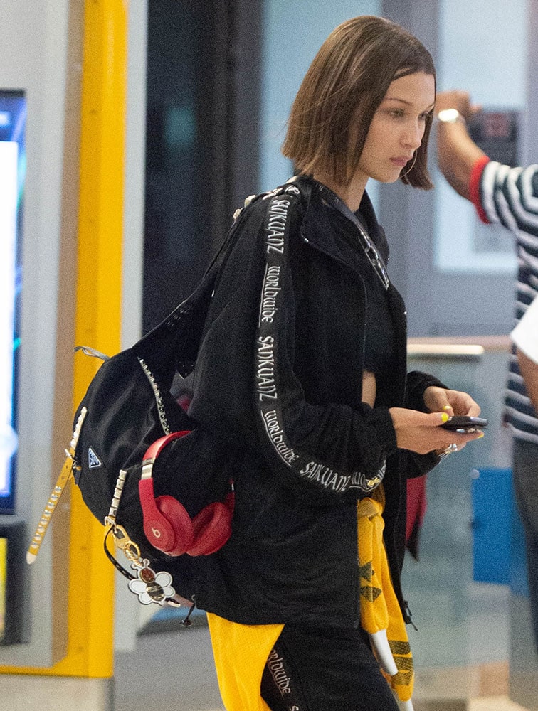 Bella Hadid Spotlights a Sleeper-Hit Prada Bag From the '00s