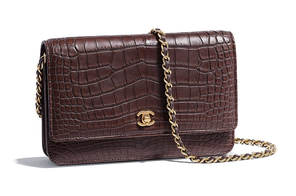 Chanel crocodile clearance bag 2018