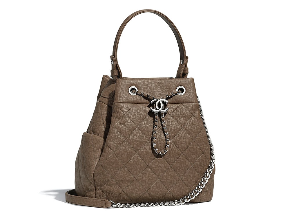 Chanel drawstring on sale bag 2018
