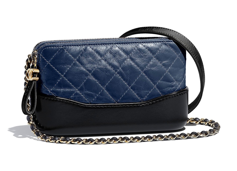 Blue Chanel Gabrielle Clutch Bag