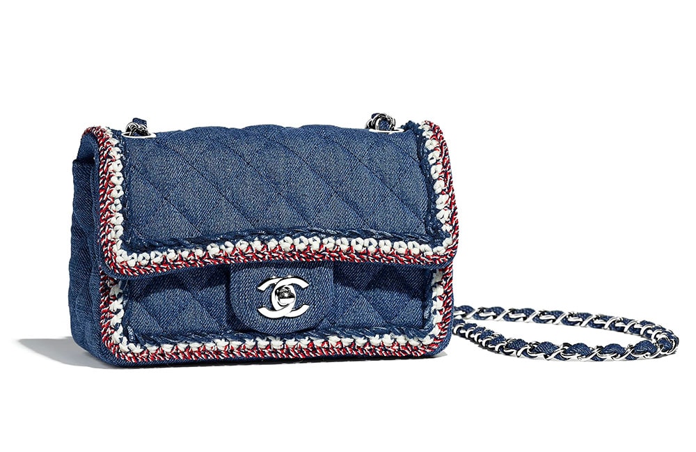 chanel blue bag 2018