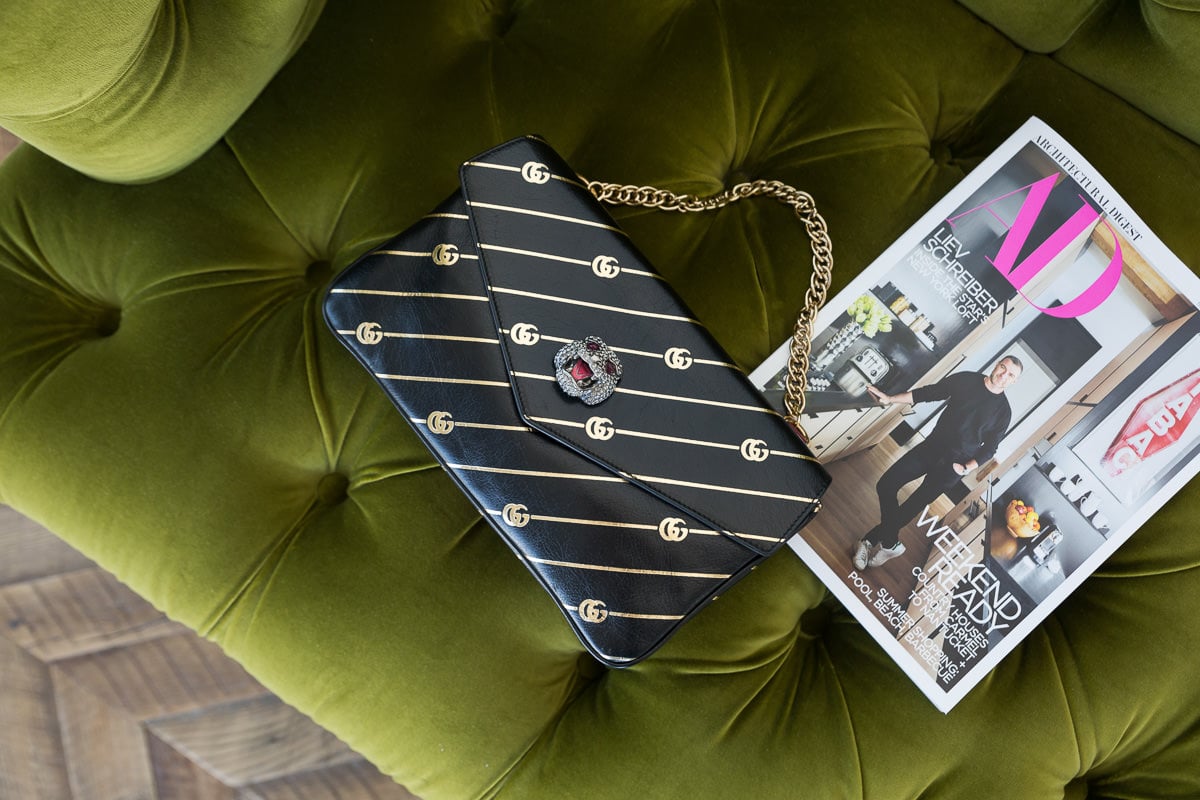 Gucci medium double shoulder bag best sale
