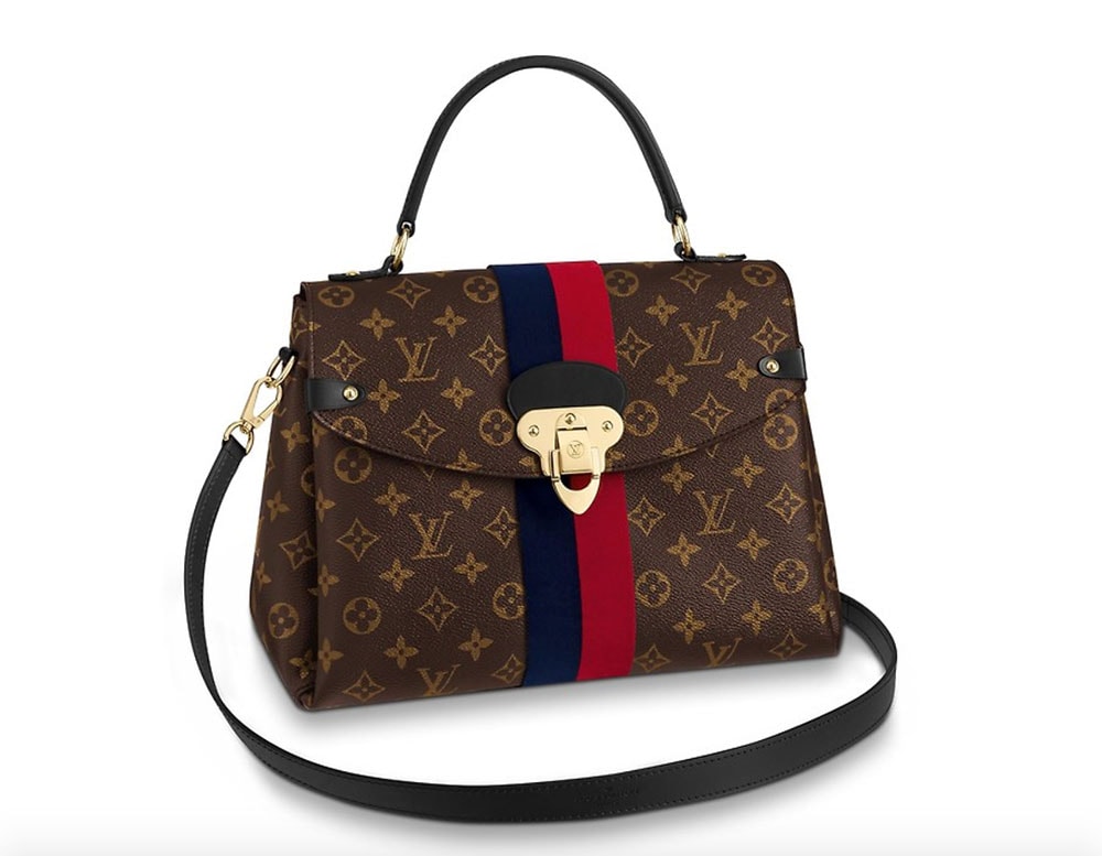 The First Louis Vuitton Fall 2018 Bags Have Arrived: Classic Shapes with Crisp Stripes - PurseBlog