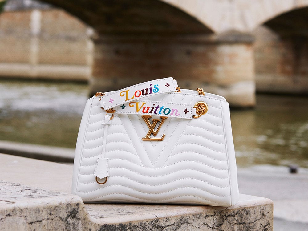 Louis Vuitton Pattern Print, White Rainbow Python LV Arch PM