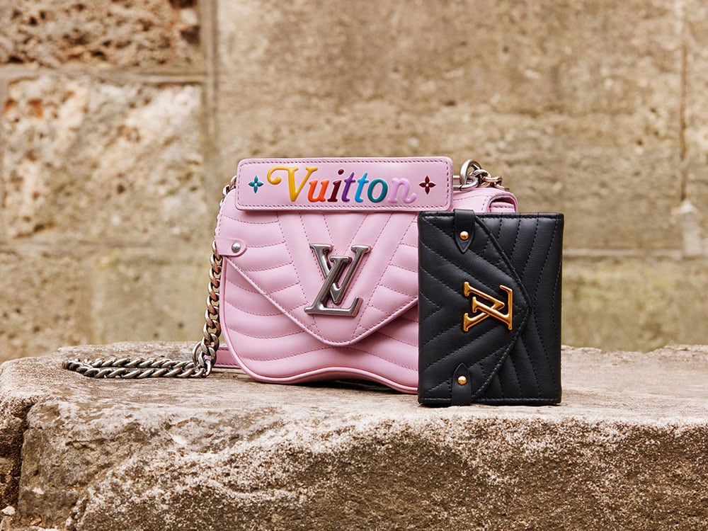 Louis Vuitton New Wave MM Chain Bag White Leather ref.891503 - Joli Closet