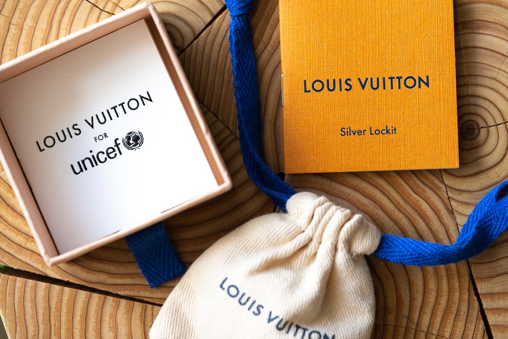 Louis Vuitton x Virgil Abloh Silver Lockit Bracelet Rainbow