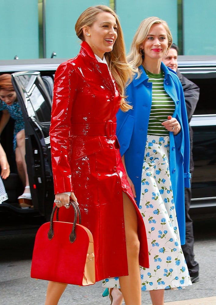Blake Lively Has Embarked on Another Summer of Press Appearances in  Christian Louboutin Shoes - PurseBlog