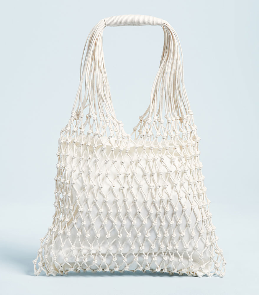 macrame net bag