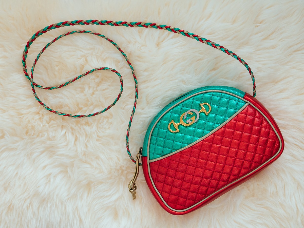Gucci metallic crossbody hotsell