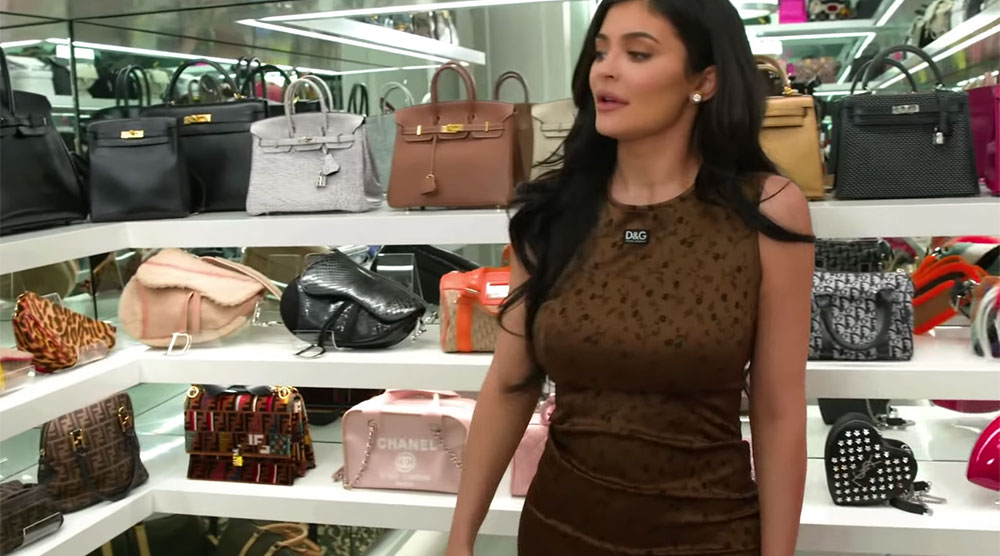 Inside Kylie Jenner’s Handbag Room, Complete with Shelves of Rare ...