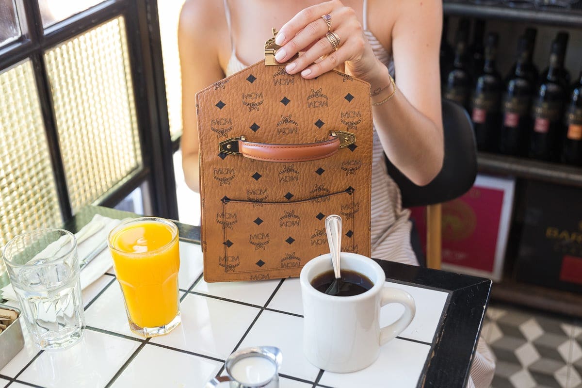 Sydney's Fashion Diary: MCM Patricia Visetos Satchel