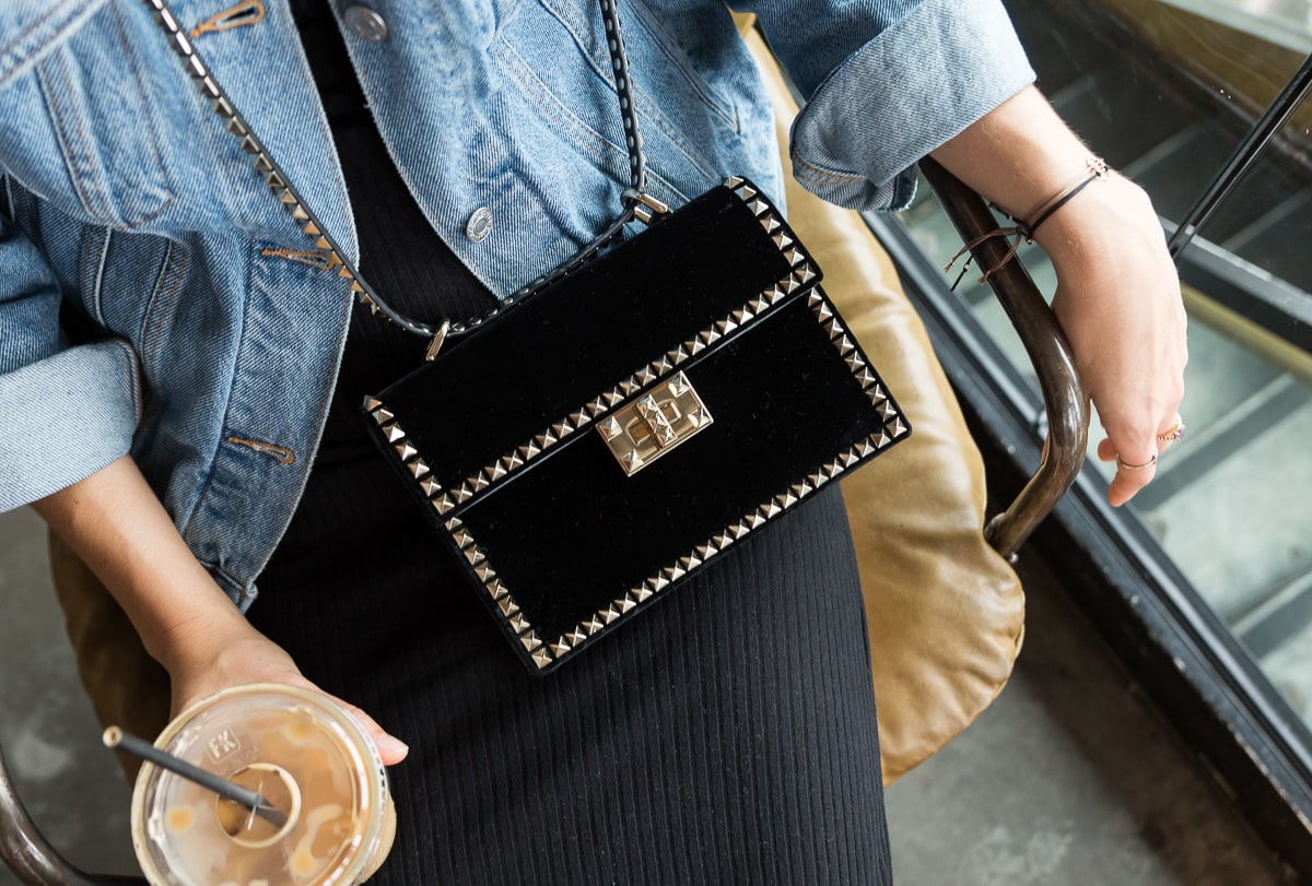 Loving Lately: The Valentino Rockstud Spike Chain Bag - PurseBlog