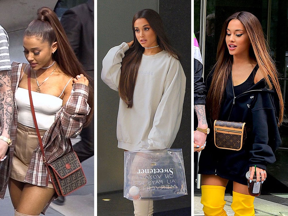 Lets Talk About Ariana Grandes Great Vintage Bags Purseblog