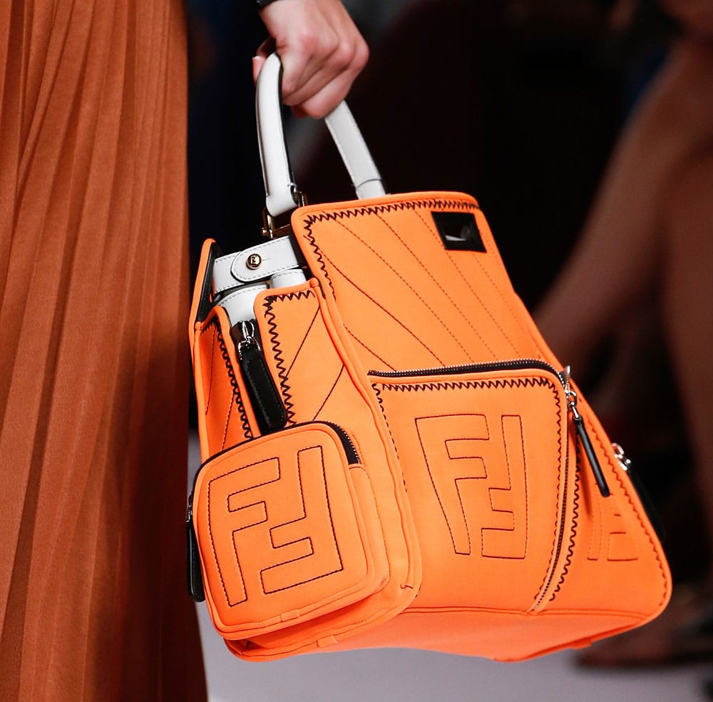 Fendi’s Spring 2019 Runway Bags Emphasize Utility Pockets and Embossed ...