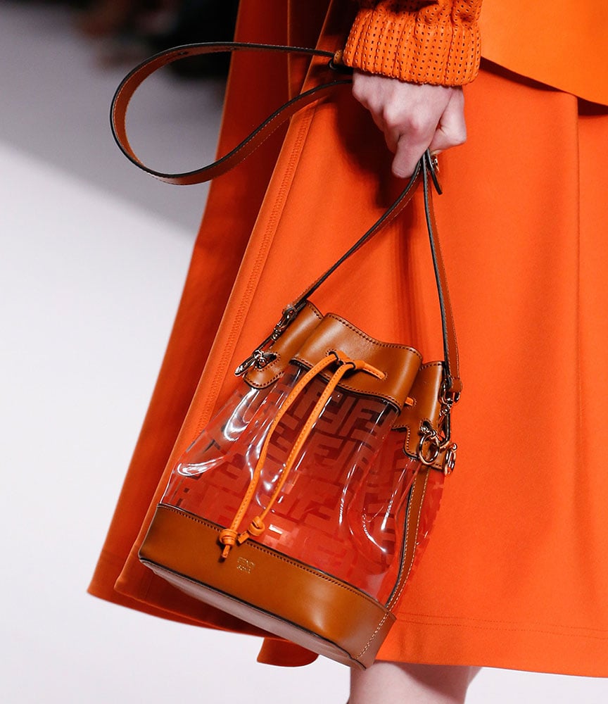 Fendi&#39;s Spring 2019 Runway Bags Emphasize Utility Pockets and Embossed Leather Logos - PurseBlog