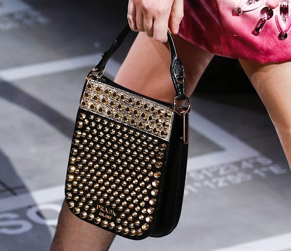 Prada s Debuted a New Top Handles and Frame Bags on Its Spring 2019 Runway PurseBlog
