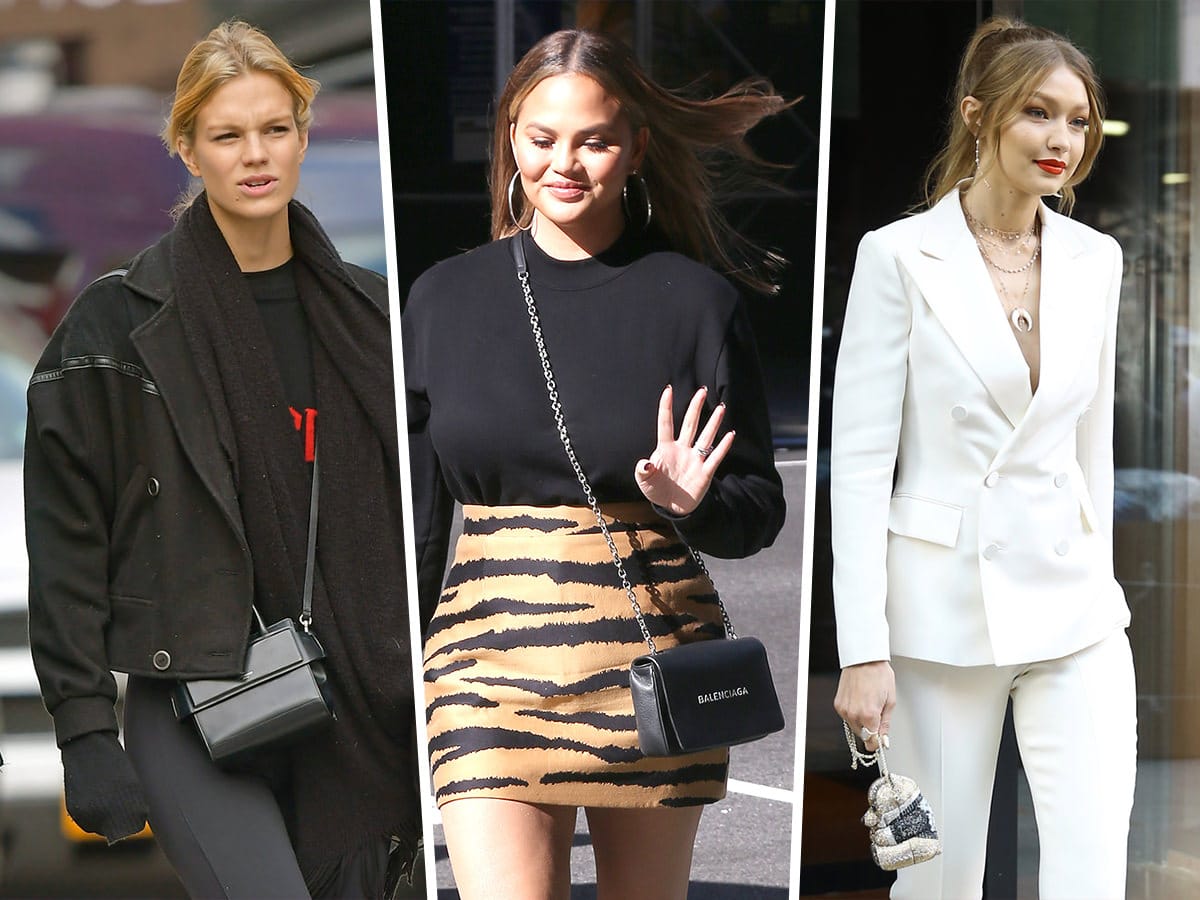 The Many Bags of Gigi Hadid - PurseBlog  Supermodels, Chloe drew bag,  Balenciaga bag