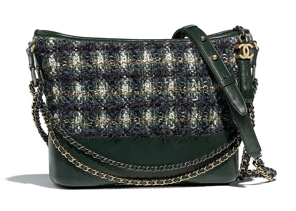 chanel gabrielle bag green