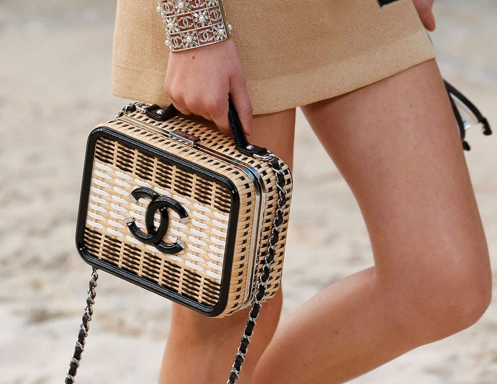 Chanel Took Its Spring 2019 Collection to the Beach, Including Terrycloth Flap Bags and Beach ...