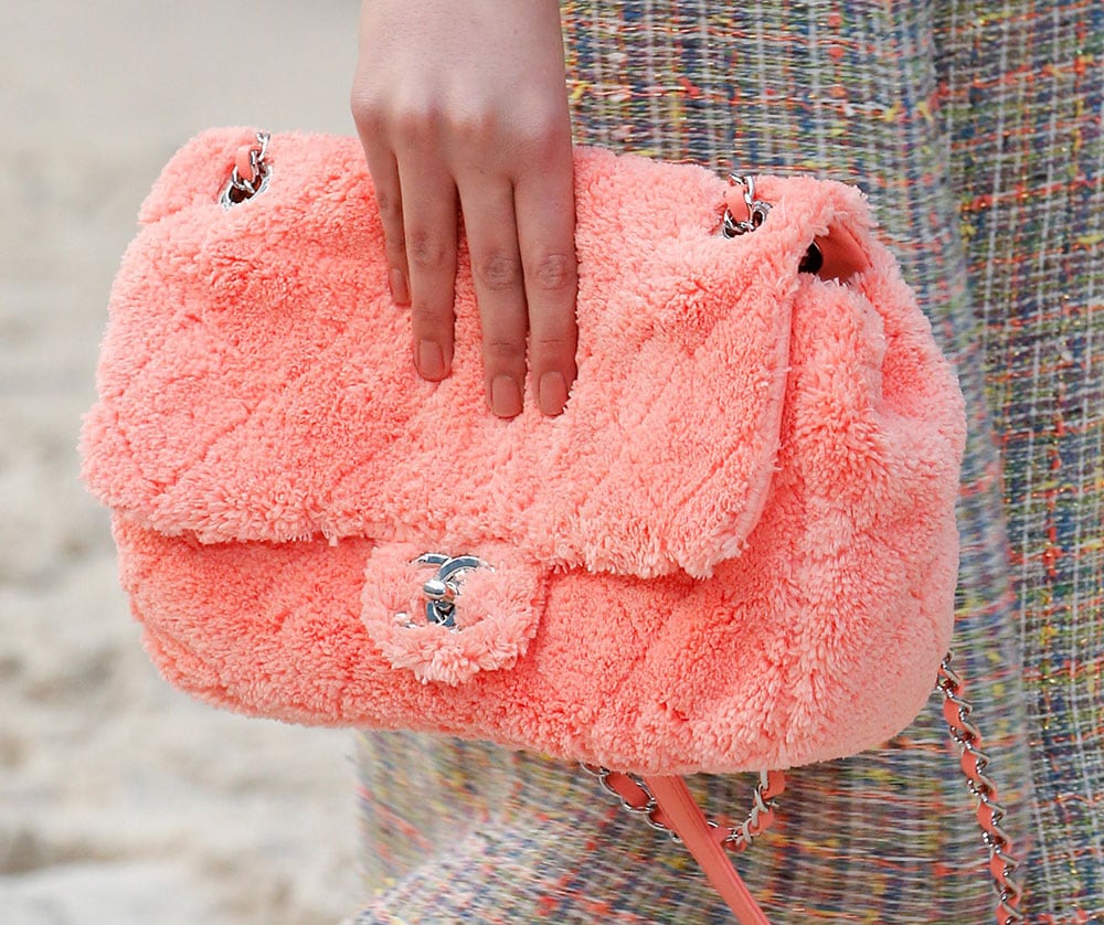 Chanel Spring 2019 By the Sea Terrycloth Flap Bag · INTO