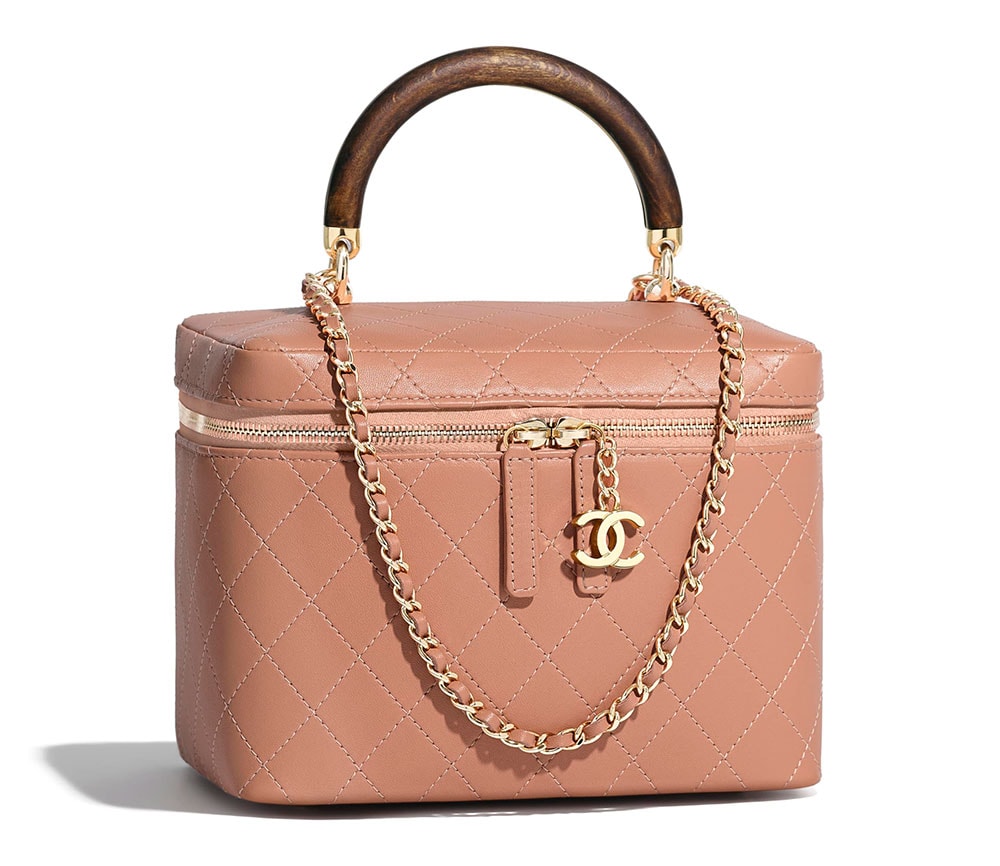 Chanel 2018 Knock on Wood Vanity Case