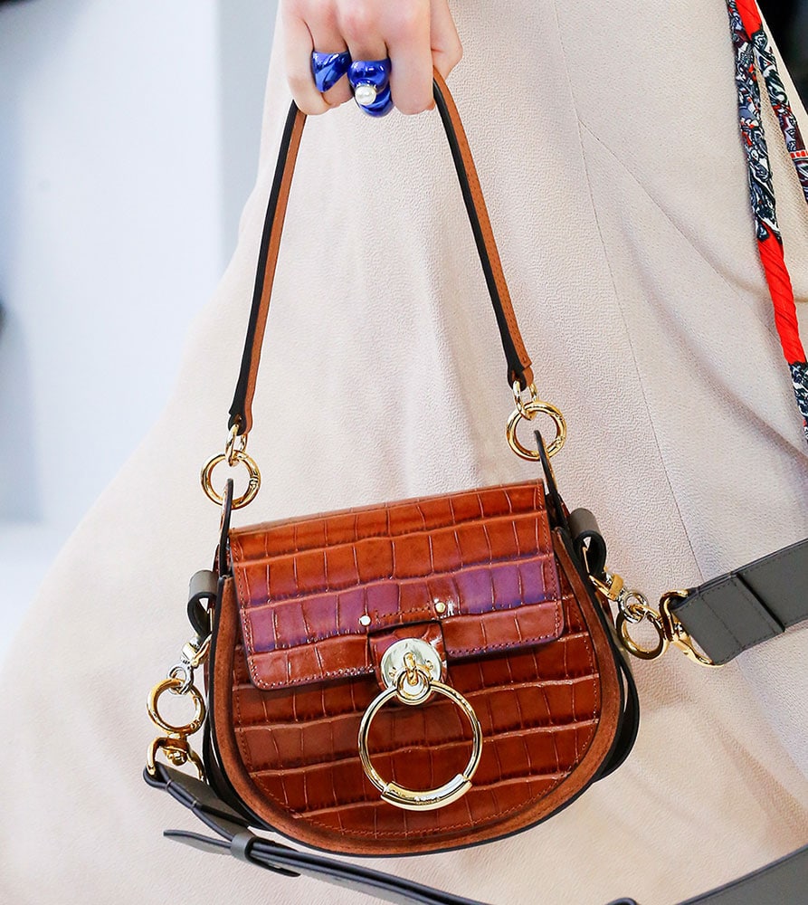 Chloe s Spring 2019 Bags Double Down on the Brand s New C Logo Hardware PurseBlog