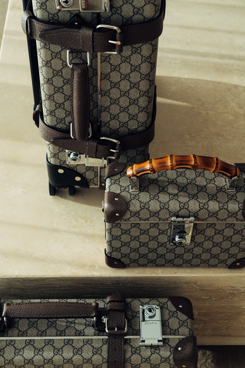 Gucci Collaborates with Globe-Trotter on Functional New Luggage