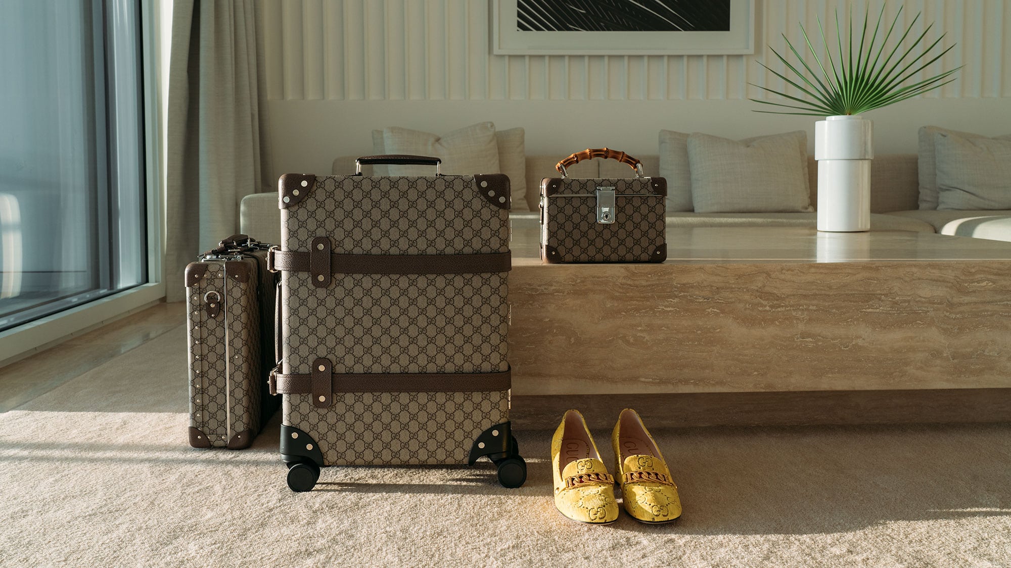 gucci globetrotter luggage