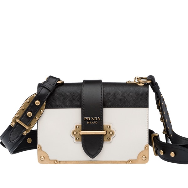 Prada Cahier Leather Bag - Kaialux